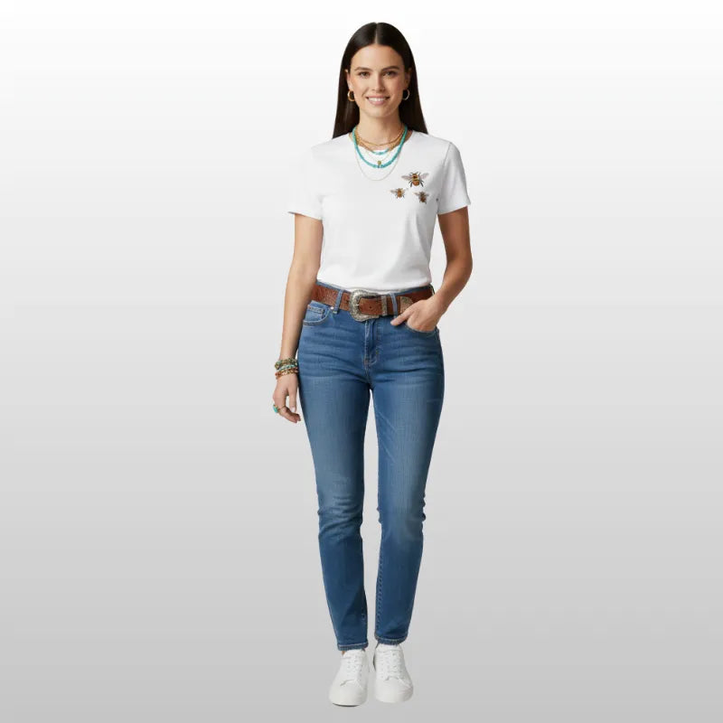 Camiseta Basica Abejita Acento de miel minimalista