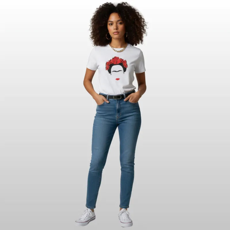 Camiseta Frida Chic Poder Femenino