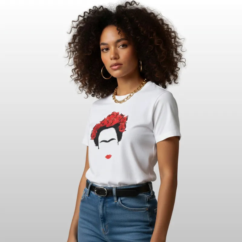 Camiseta Frida Chic Poder Femenino