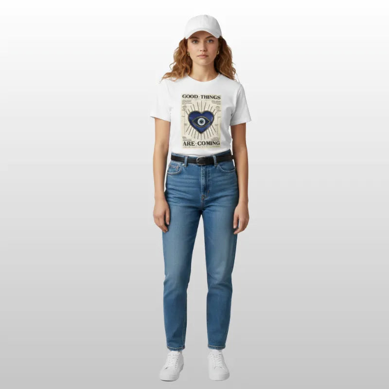 Camiseta Blanca Good Things Are Coming