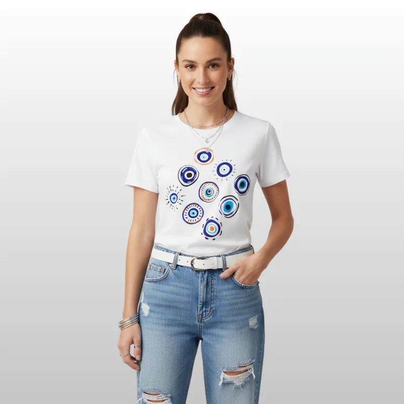 Camiseta Regular Fit Ojo Turco Protector
