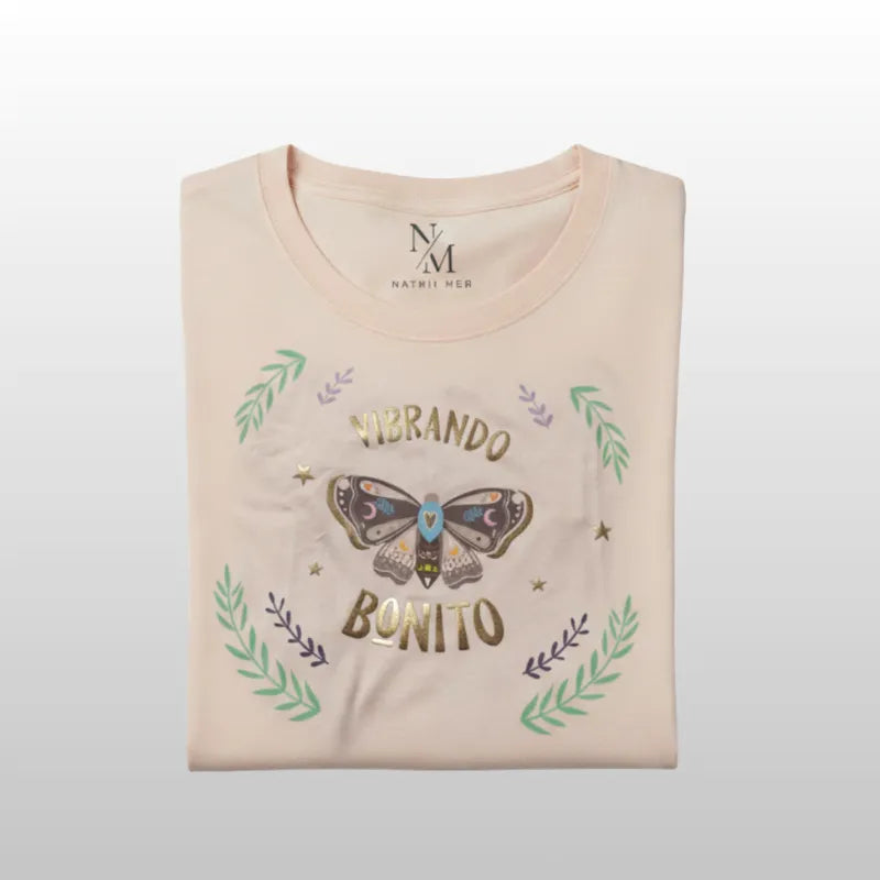 Camiseta Mariposa Vibrando Bonito Self Love Edition